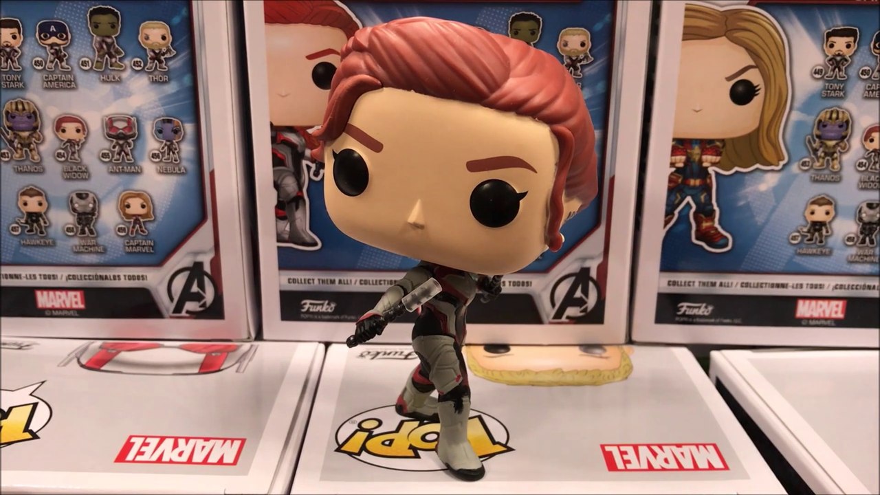 MARVEL THE AVENGERS ENDGAME MOVIE BLACK WIDOW FUNKO POP DETAILED REVIEW