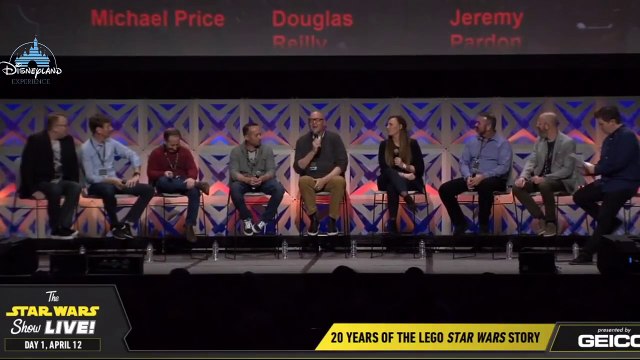 20 Years Of The LEGO Star Wars Story Panel FULL Star Wars Celebration 2019 Chicago