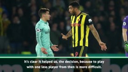 Emery and Gracia react to Deeney's red card