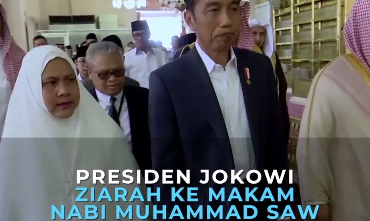 Presiden Jokowi Ziarah ke Makam Nabi Muhammad SAW - Video Dailymotion