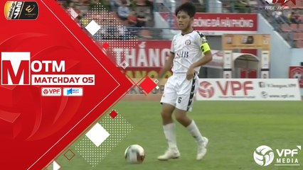 Đặng Anh Tuấn - Hòn đá tảng của SHB Đà Nẵng trong trận đấu với Hải Phòng | VPF Media