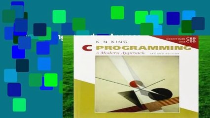 C Programming: A Modern Approach