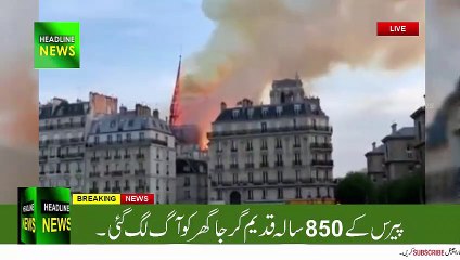The Moment Notre Dame’s Spire Collapsed