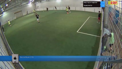But de Bryan (1-0) - PRO TECH HABITAT Vs TEAM PATIO  - 15/04/19 20:00 - LIGUE 1