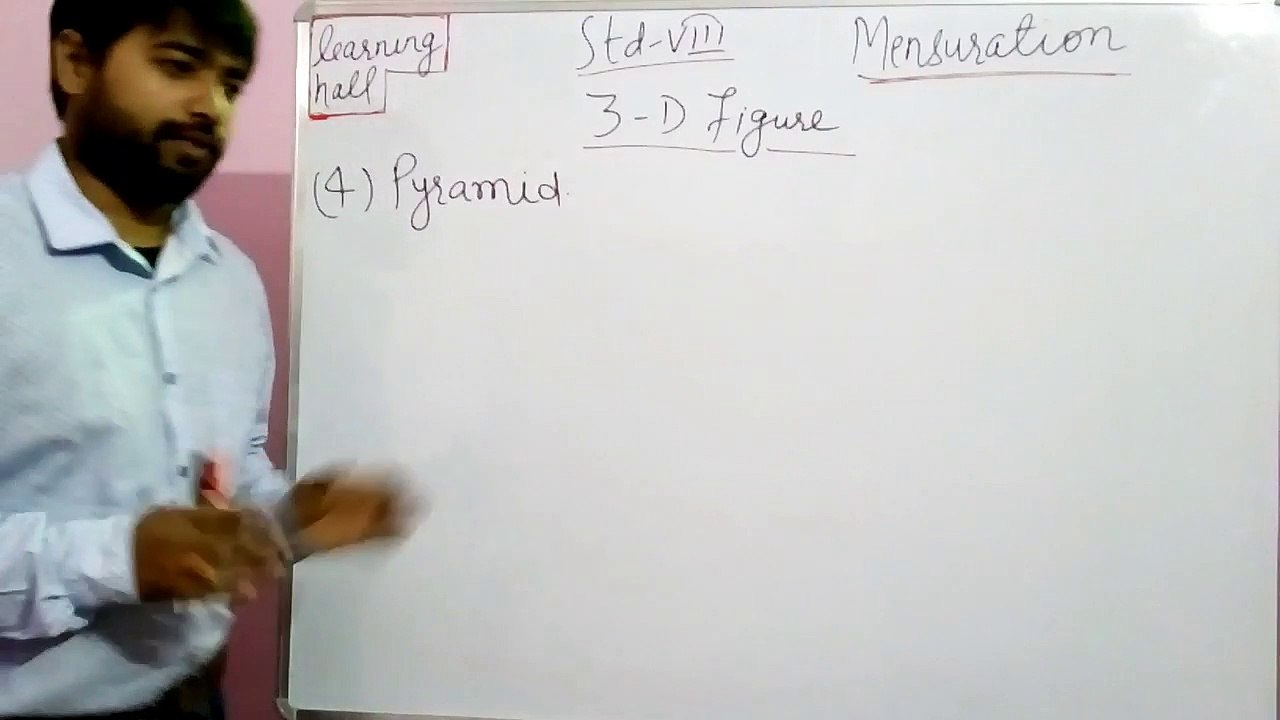 3D shape Pyramids I Square I rectangular I triangular I CBSE math I part- 7