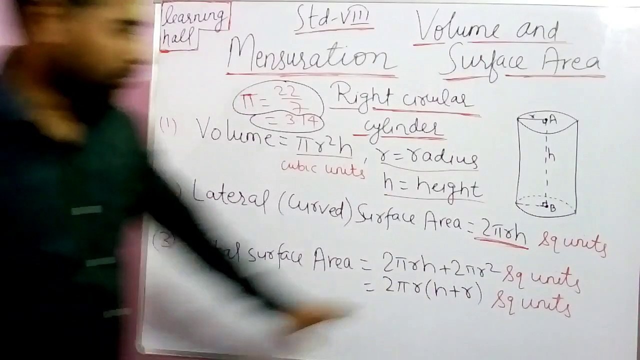CBSE math Class 8 I Mensuration I Volume and Surface area of cuboid I part- #10