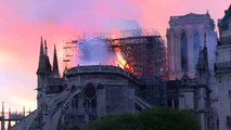 Fire ravages Notre-Dame cathedral in Paris