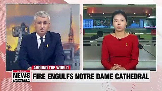 Fire engulfs Notre Dame Cathedral in Paris