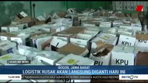 Ratusan Kotak Suara di Bogor Rusak Diterjang Banjir