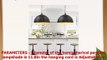 Vintage Metal Pendant Lights 2 Pack  KingSo Industrial Hanging Light Fixture  Adjustable