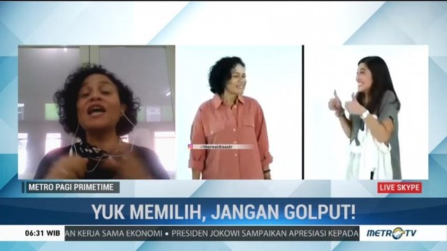 Aktor dan Aktris Ajak Masyarakat Gunakan Hak Pilih