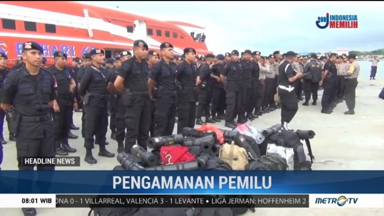 Ribuan Personel Siap Amankan Pemilu di Sultra