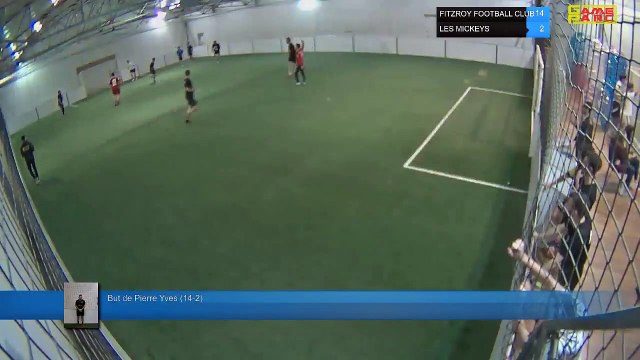 But de Pierre Yves (14-2) - FITZROY FOOTBALL CLUB Vs LES MICKEYS - 15/04/19 21:00 - LIGUE 4