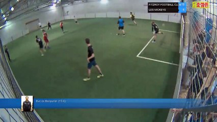 But de Benjamin  (15-6) - FITZROY FOOTBALL CLUB  Vs LES MICKEYS - 15/04/19 21:00 - LIGUE 4