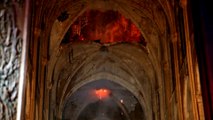 Incendie à Notre-Dame: les premières images de l'intérieur de la cathédrale