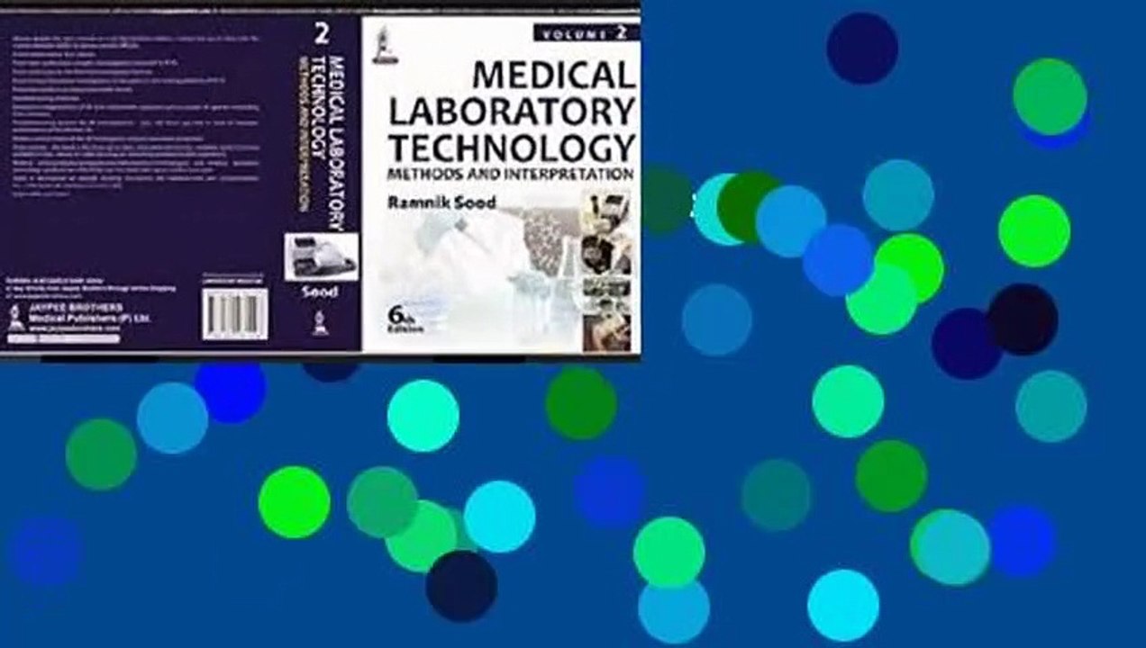 Medical Laboratory Technology: Methods and Interpretations