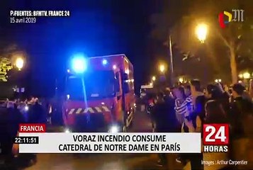 Estructura de la catedral de Notre Dame de París "está a salvo"