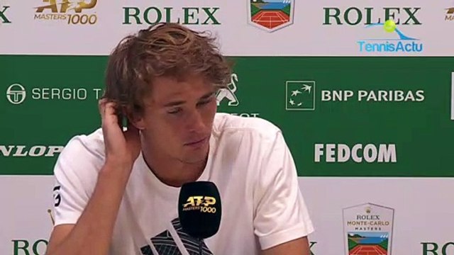 ATP - Rolex Monte-Carlo 2019 - Alexander Zverev ne veut plus qu'on lui parle du passé !