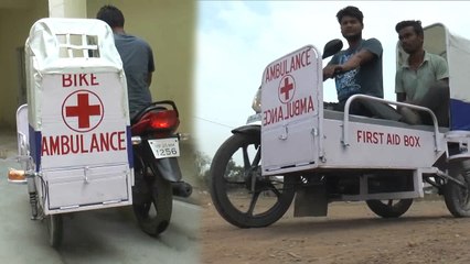 मध्य प्रदेश के इंजीनियरिंग छात्रों ने तैयार की बाइक एम्बुलेंस, जानिए इसकी खास बातें