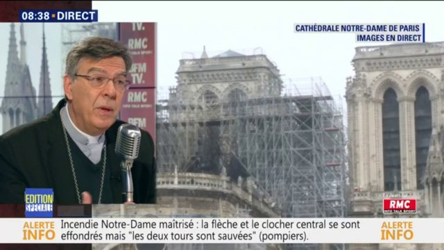 Certains tableaux sont impossibles à enlever. L’archevêque de Paris évoque les dégâts au sein de Notre-Dame