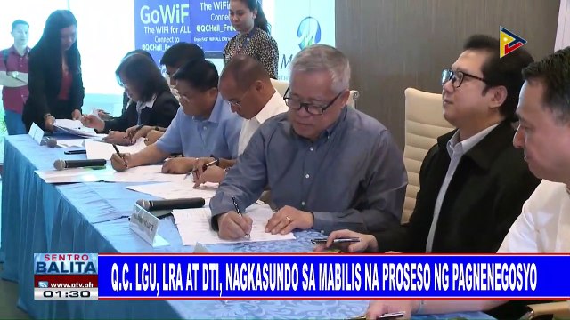 QC, LGU, LRA, at DTI, nagkasundo sa mabilis na proseso ng pagnenegosyo