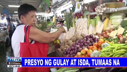 Presyo ng gulay at isda, tumaas na