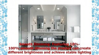 TORCHSTAR Dimmable 6 LED Flush Mount Disk Ceiling Downlight 12W 60W Eqv 840 Lumens 5000K