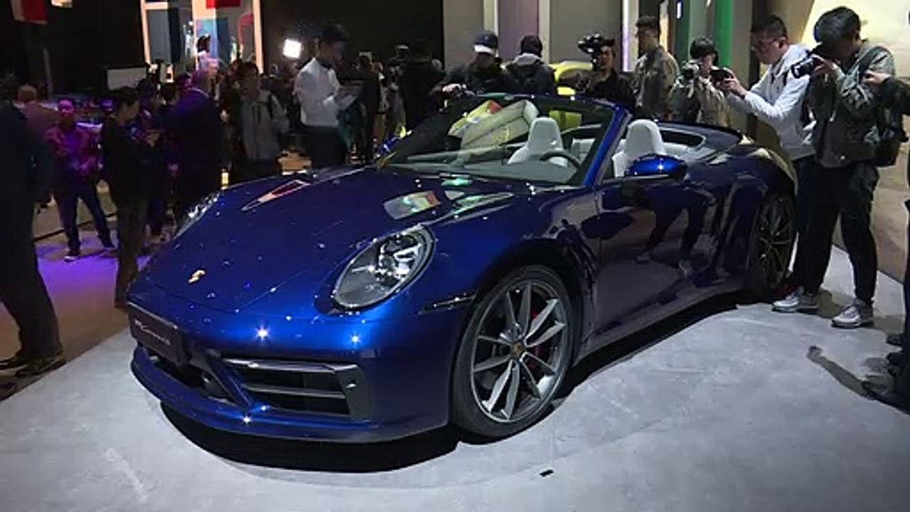 Futuristische flitzer auf der automesse in shanghai