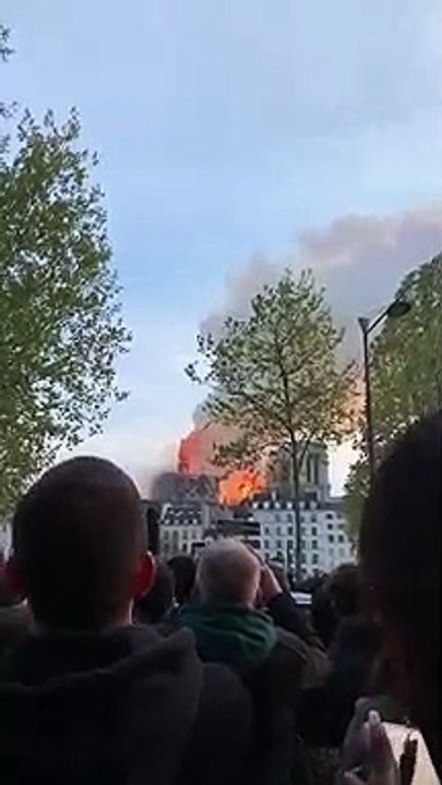 Incendie à Notre-Dame de Paris : quand la flèche a chuté