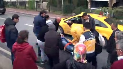 İstanbul’da genç kıza çarpan taksici başından bir an olsun ayrılmadı