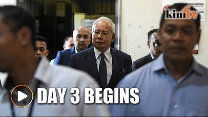 Download Video: Najib arrives at KL High Court, SRC trial resumes