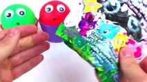 4 Color Play Doh Ice Cream Cups LOL Hatchimals Surprise Toys Learn Colors Yowie kinder Surprise Eggs