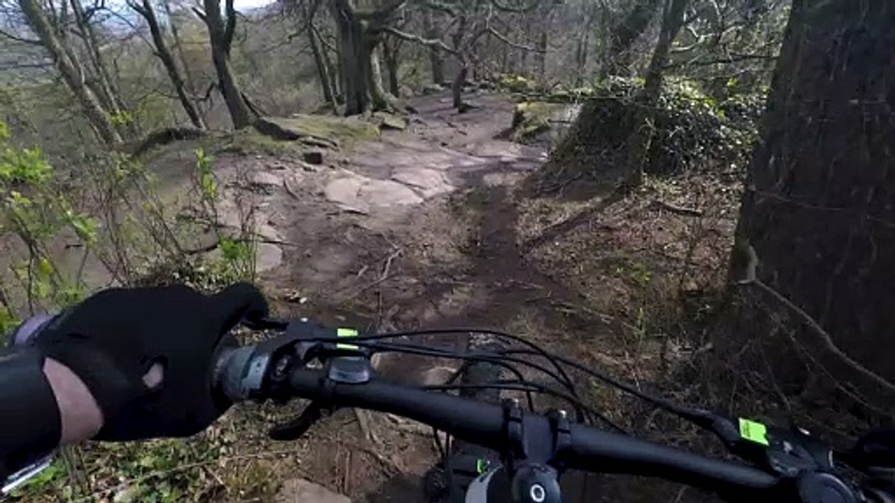 Corstorphine Hill 2nd MTB trail, Edinburgh, Scotland.