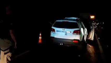 Homem morre em colisão traseira na BR-277