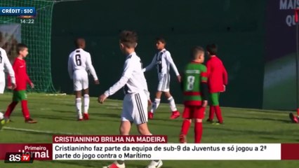 Le festival de Cristiano Junior avec les U9 de la Juve au tournoi de Madère