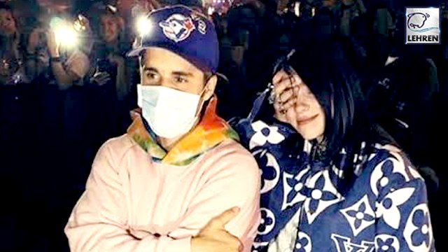 Justin Bieber Seen At Ariana Grande's Coachella Set With Singer Billie Eilish