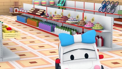 Tiny Town -  - Construction Cartoons for kids ! Bulldozer Excavator & Crane