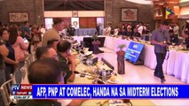 AFP, PNP at Comelec, handa na sa midterm elections