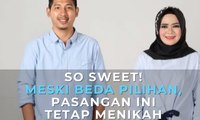 So Sweet! Meski Beda Pilihan Capres, Pasangan Ini Tetap Menikah