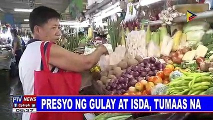 Presyo ng gulay at isda, tumaas na