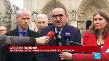 Incendie à Notre-Dame de Paris: Laurent Nuñez salue 