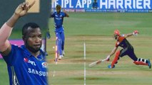 IPL 2019 MI vs RCB: Kieron Pollard 51 metre throw runs out AB de Villiers | वनइंडिया हिंदी