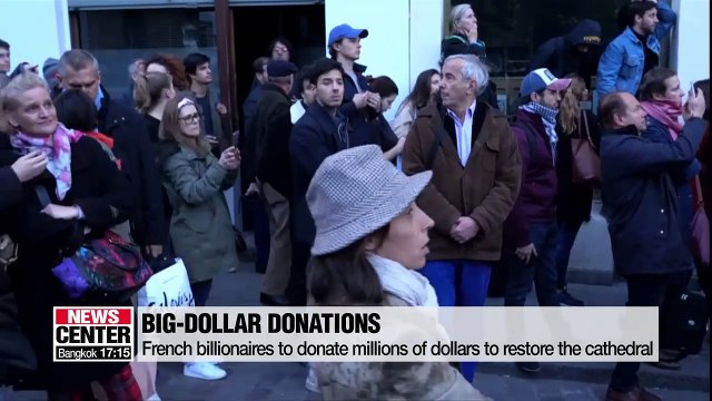 Wishes and donations sent to Paris after fire at Notre Dame Cathedral