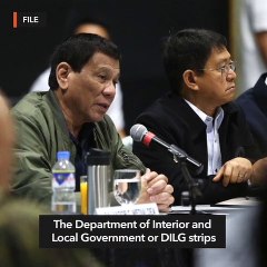 Download Video: 33 mayors in Duterte narco list to be stripped of police powers – DILG