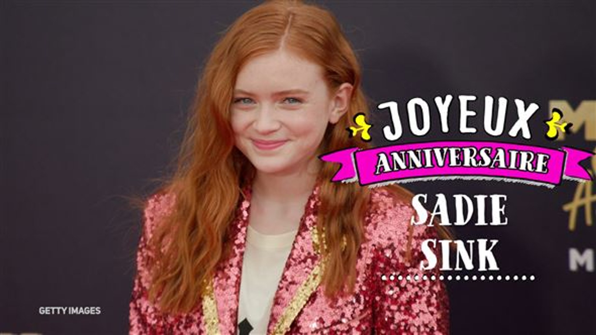 Joyeux Anniversaire Sadie Sink Video Dailymotion