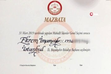İmamoğlu'nun Mazbatası Böyle Hazırlandı