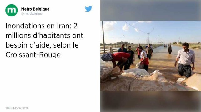 Washington continue de bloquer l’aide humanitaire en Iran, malgré les violentes inondations
