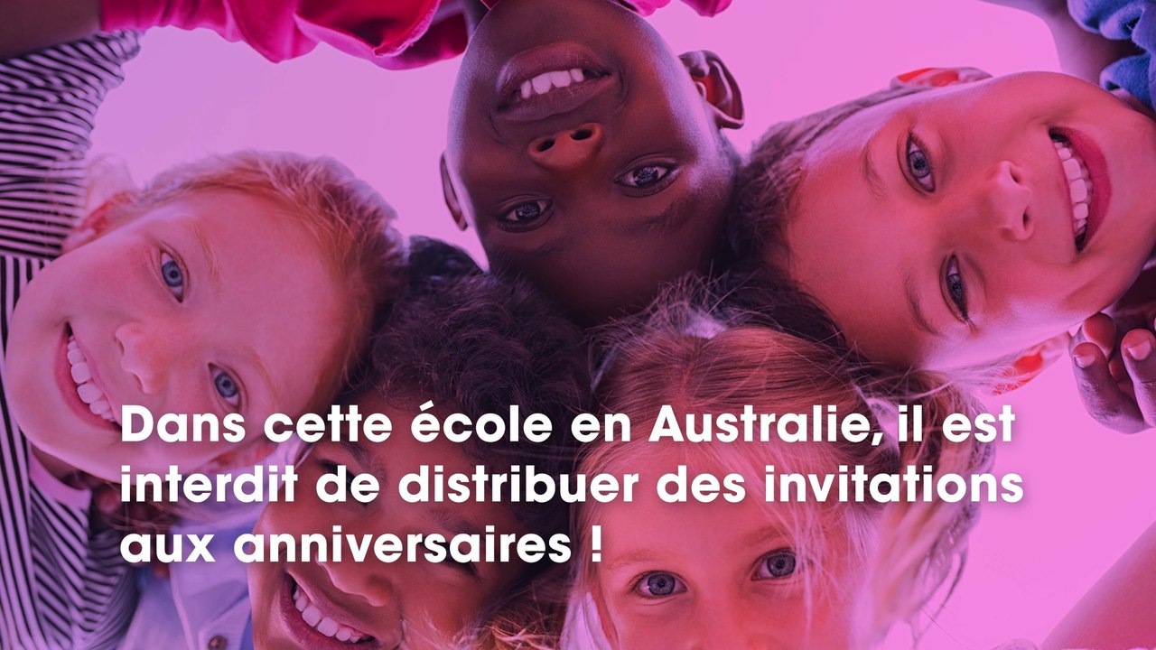 Australie : dans cette école, les enfants n’ont pas le droit de distribuer des invitations pour leur anniversaire, découvrez pourquoi