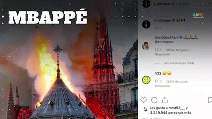 Borja Iglesias, testigo del incendio de Notre Dame