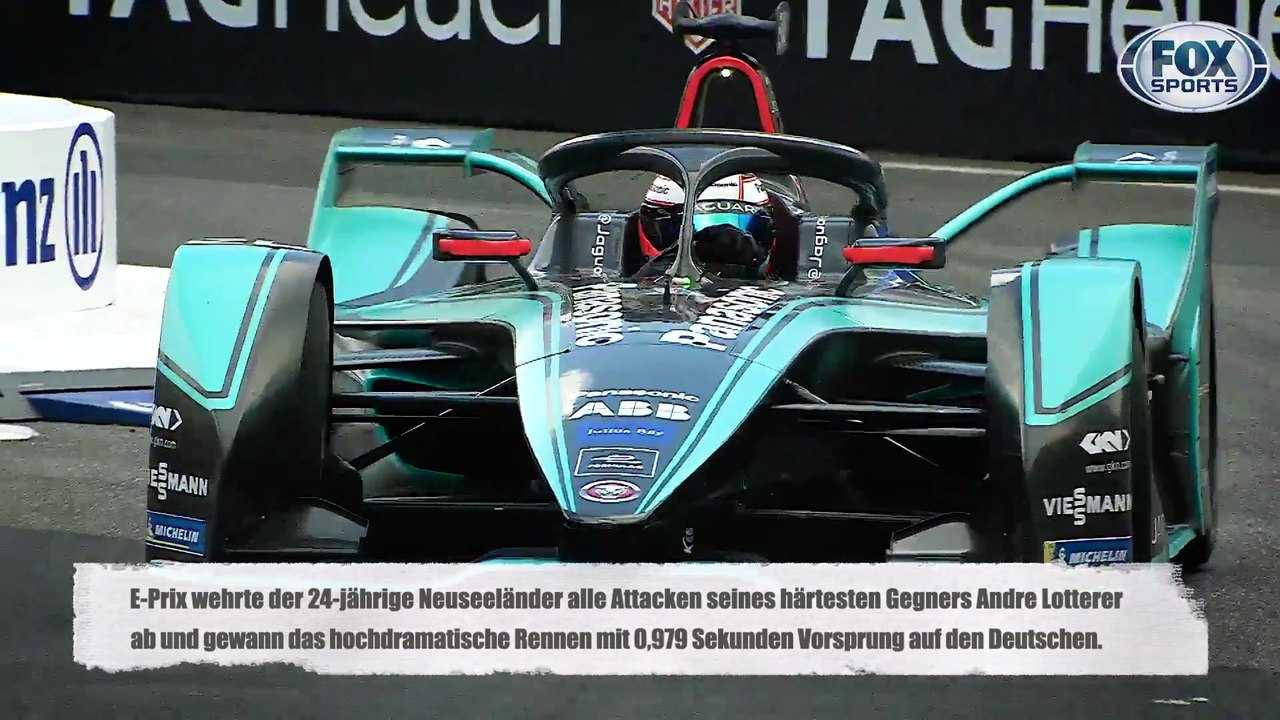 Mitch Evans holt den Ersten Jaguar-sieg in der Formel E